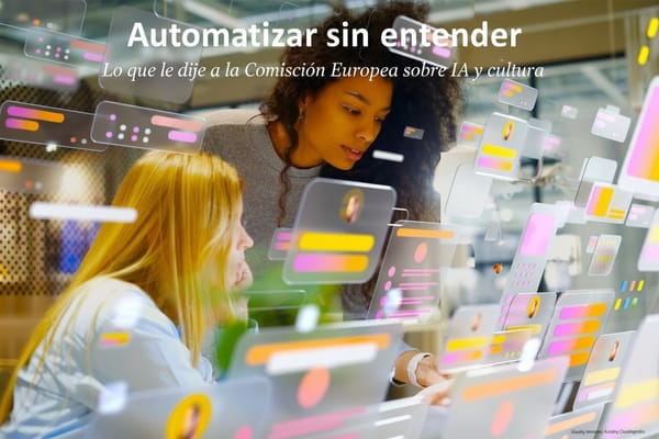IA en la cultura: automatizar sin entender a los públicos